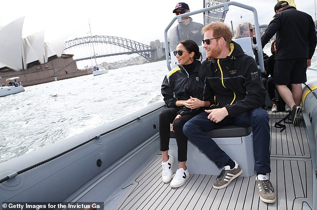 The couple will set sail on Sydney Harbour as part of their connection to Invictus Australia
