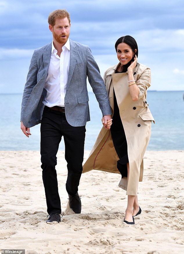 Harry and Meghan's slate of Aussie adventures begins next Tuesday in Melbourne. (The Duke and Duchess of Sussex are pictured in Melbourne during the royal tour in October 2018)