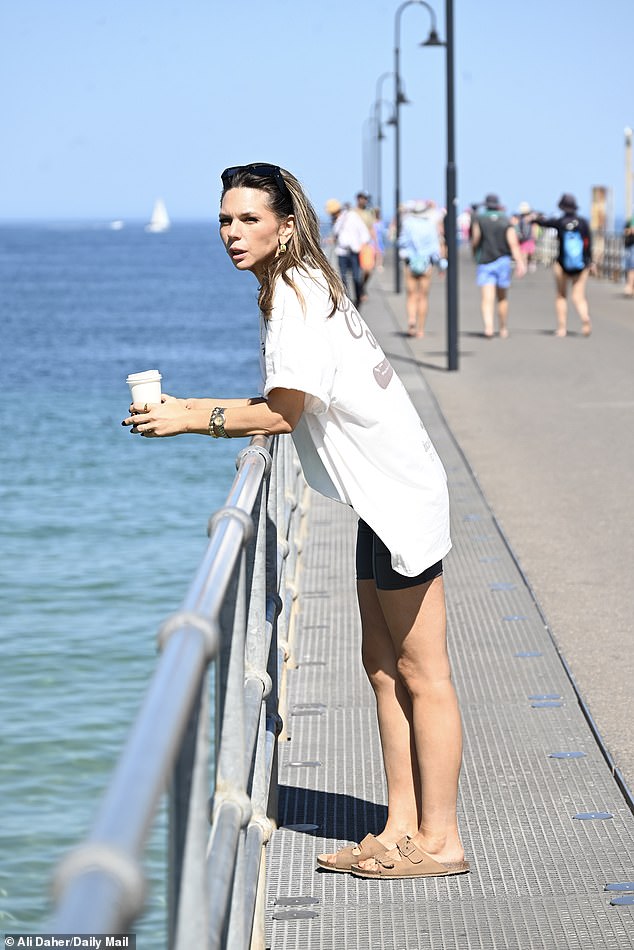 The controversial 35-year-old bride cut a sombre figure after being left 'blindsided' by groom Danny Hewitt, who dumped her during Tuesday's episode. (Pictured)