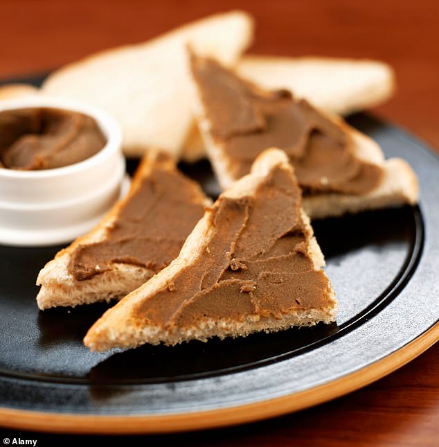 The paste, first conceived of deep into the Victorian era, is made mainly of anchovies, along with spices and butter (stock image)