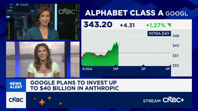 Google plans $40 billion Anthropic investment as AI compute race intensifies