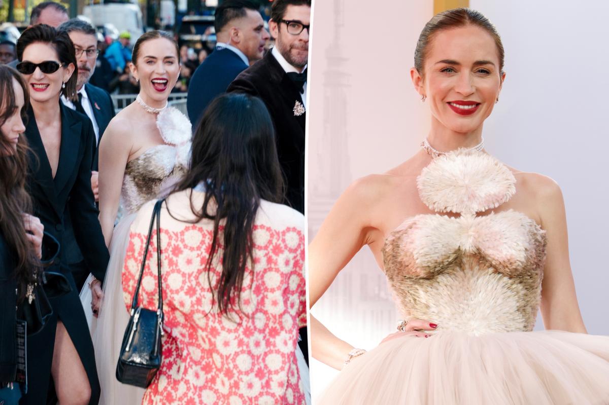 How Emily Blunt avoided paps on way to 'The Devil Wears Prada 2'