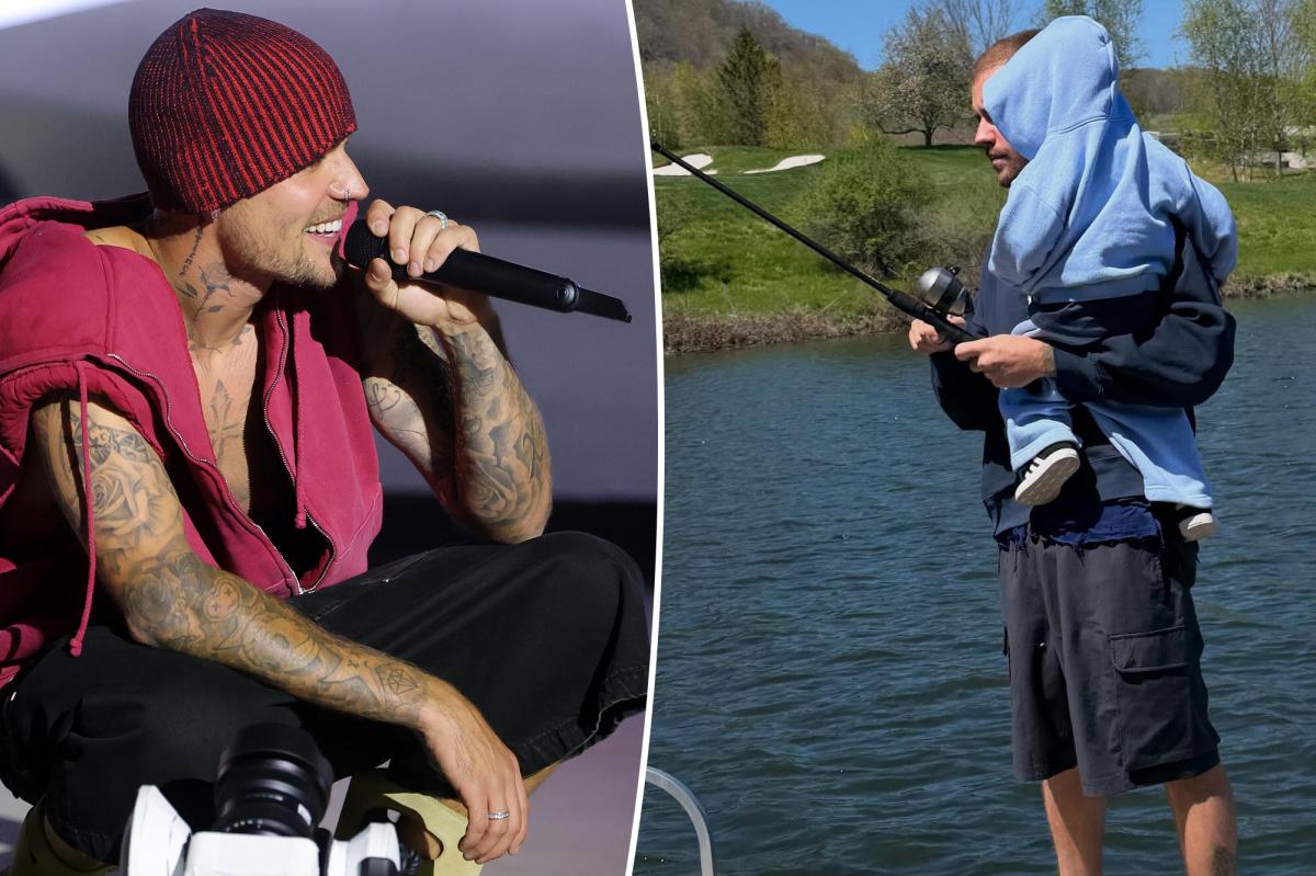 Justin Bieber shares sweet fishing moments with son Jack Blues after $10M Coachella performances