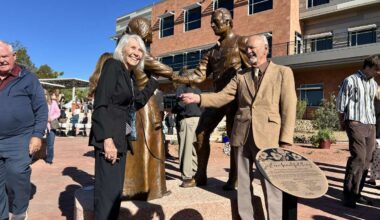 St. George unveils sculpture honoring pioneer woman who asked for 'just one beautiful thing'