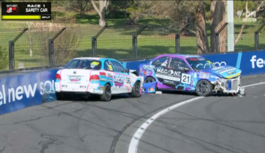 Hyundai Excel race marred by multi-car first lap crash at Bathurst
