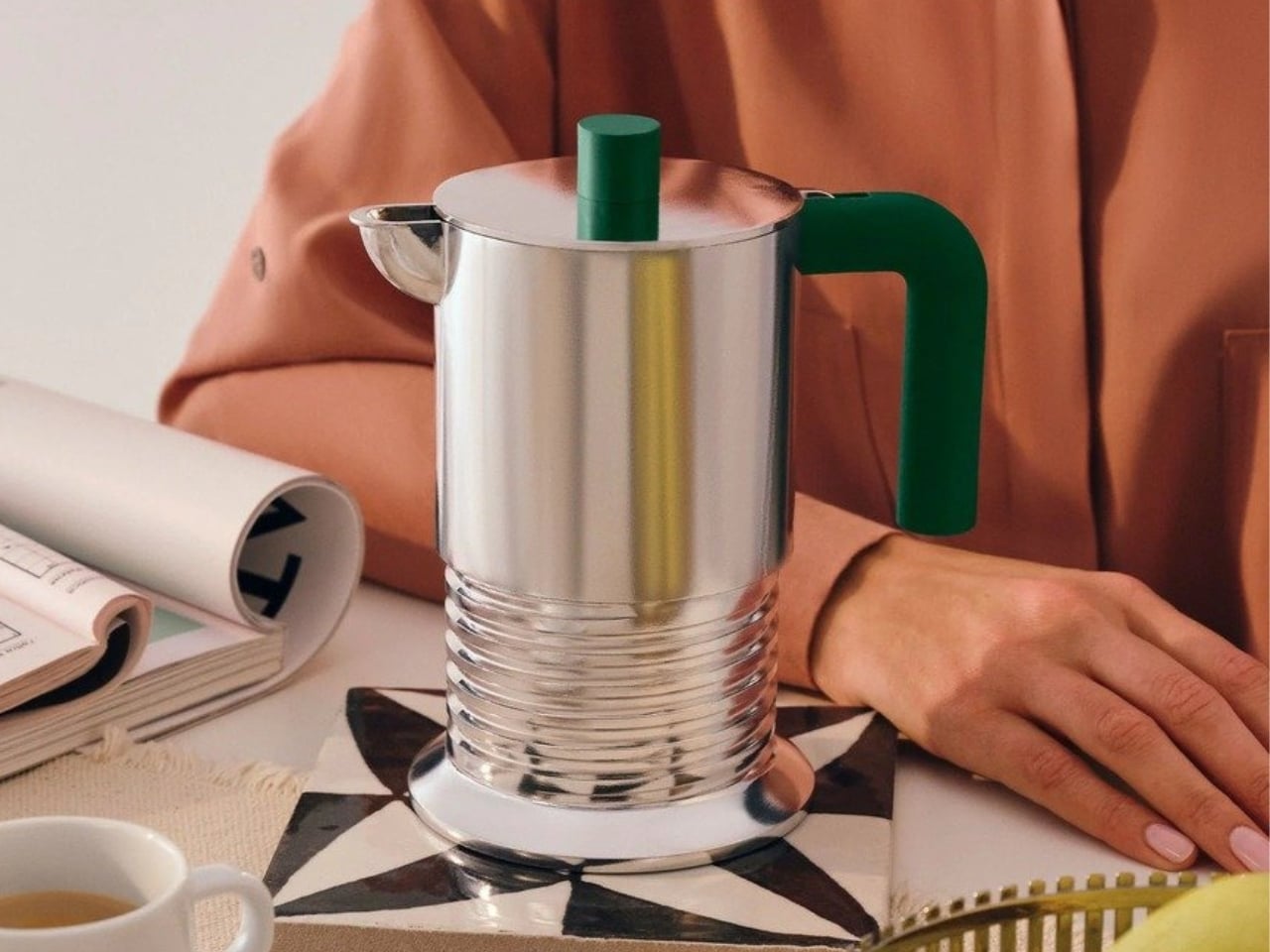 Alessi Just Built an Espresso Maker Shaped Like a Screw