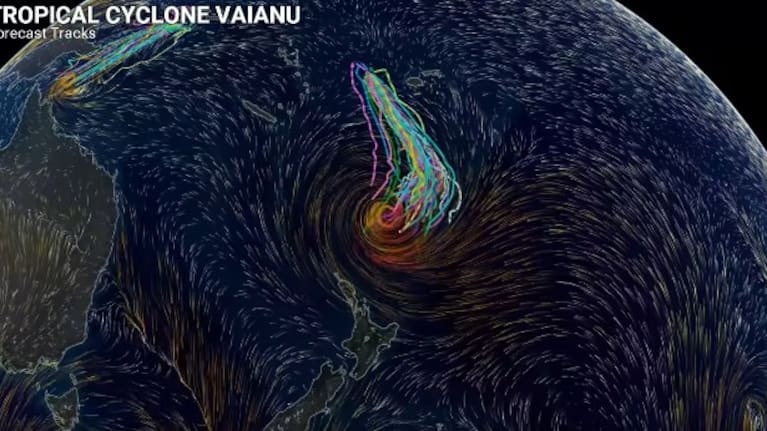 he forecaster shared an animation online depicting a range of track scenarios.