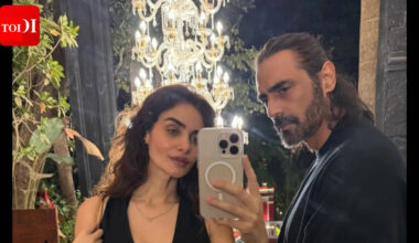 Arjun Rampal pens touching birthday note for Gabriella Demetriades; 'Rest of the years are yours' |