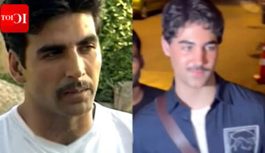 Akshay Kumar Son: Aarav Bhatia woos fans with resemblance to dad Akshay Kumar on dinner outing | Hindi Movie News