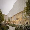 New Wing for National Gallery, Entrance Render. Image © Kin Creatives Kengo Kuma and Associates Wins Competition to Design New Wing for London's National Gallery - Image 2 of 6
