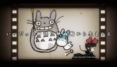 Studio Ghibli celebrates the magic of movie theaters with short video, Hayao Miyazaki illustration