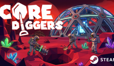 Gap Zero Games Announces Core Diggers, a 1-6 player co-op sci-fi themed digging game