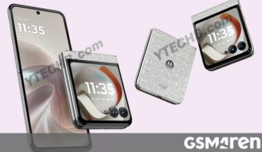 Renders show the Motorola Razr 70 in a new color, Pantone Bright White