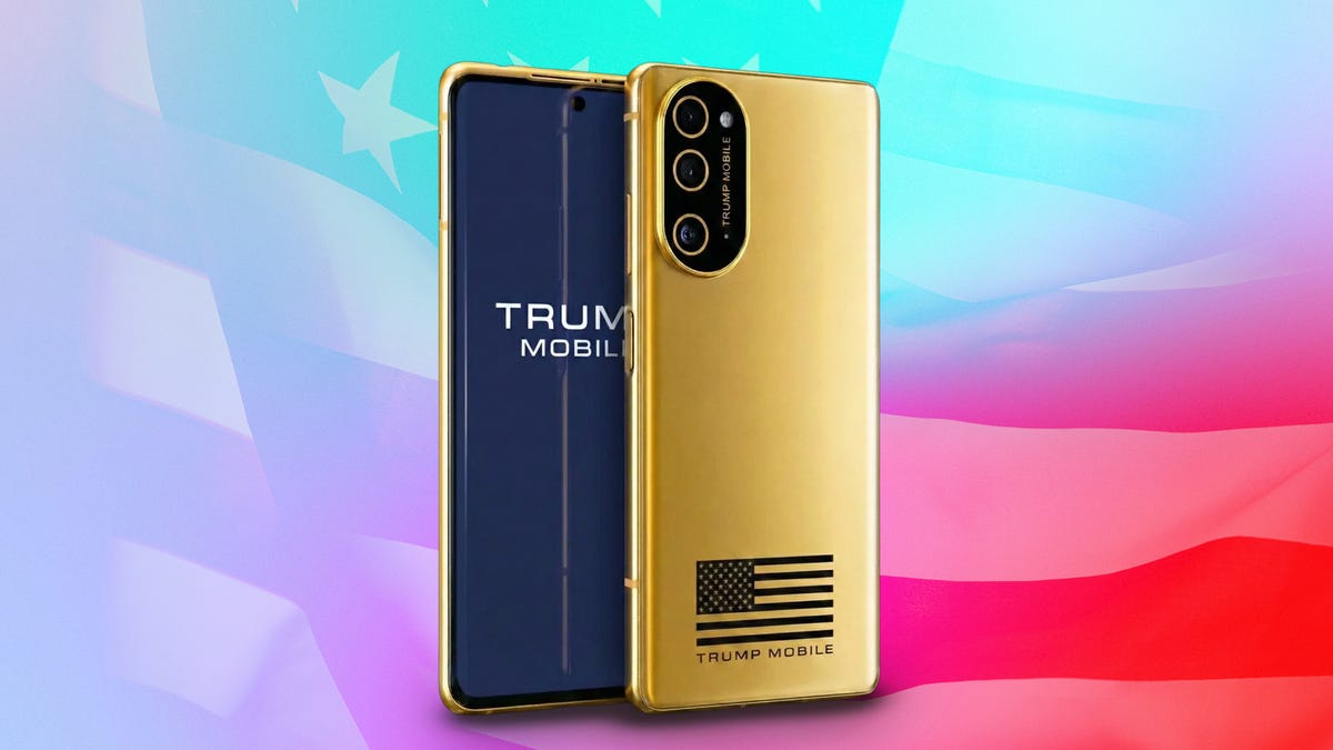 An image of the third design of the Trump phone