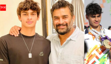 R Madhavan: 'You can't be seen with your shirt off, sleeping in any bed,' R Madhavan warned his son Vedaant about the responsibilities which come with fame | Hindi Movie News