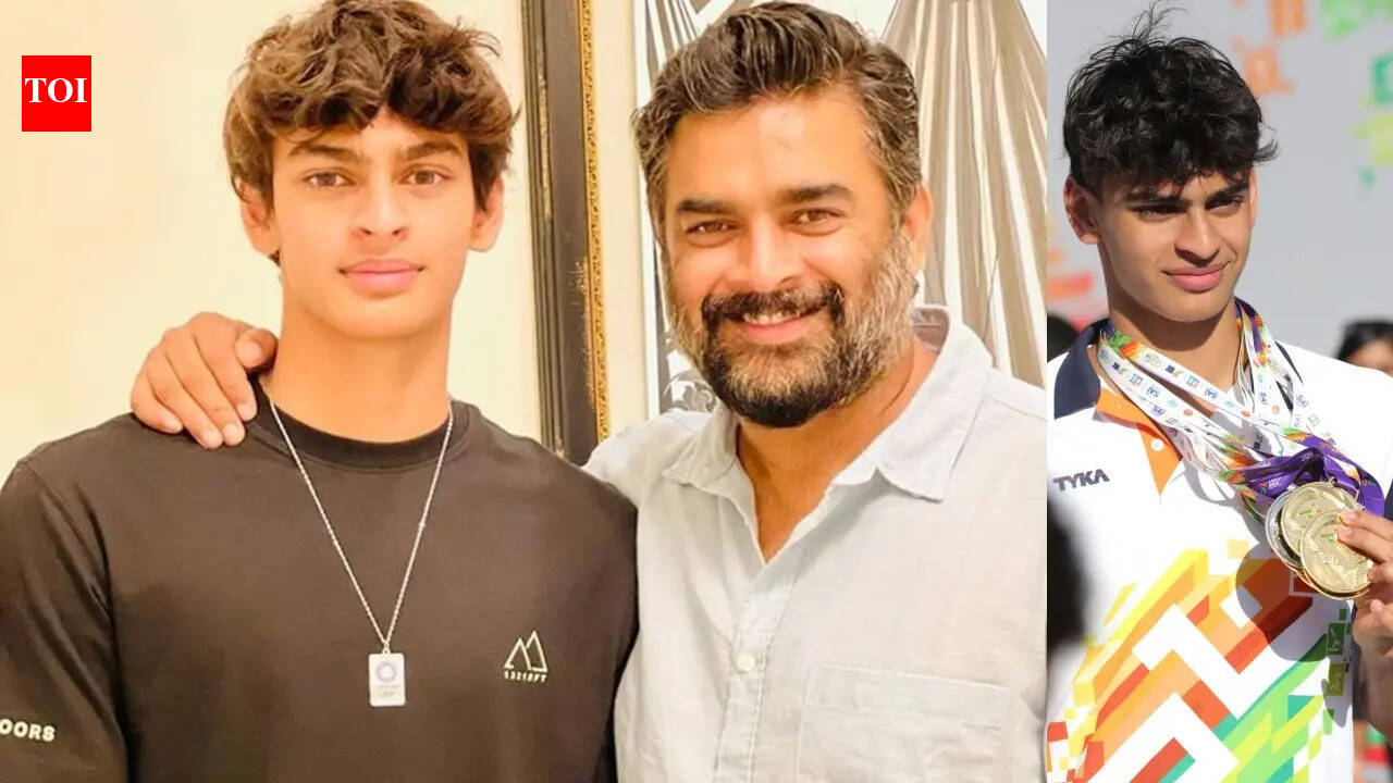R Madhavan: 'You can't be seen with your shirt off, sleeping in any bed,' R Madhavan warned his son Vedaant about the responsibilities which come with fame | Hindi Movie News