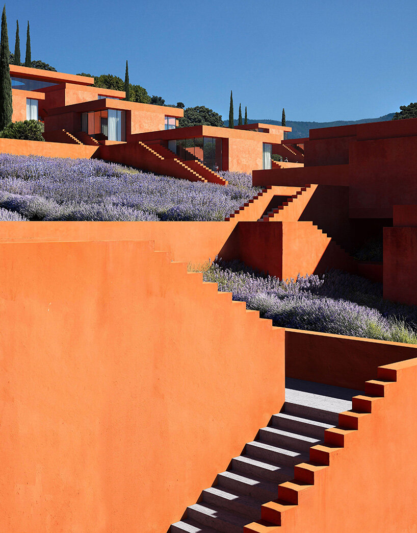 inside bofill taller de arquitectura's color-coded labyrinths and constructed dreamscapes - 7