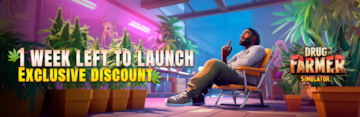 "A small step left! Drug Farmer Simulator is Coming in one week! 🚀"
