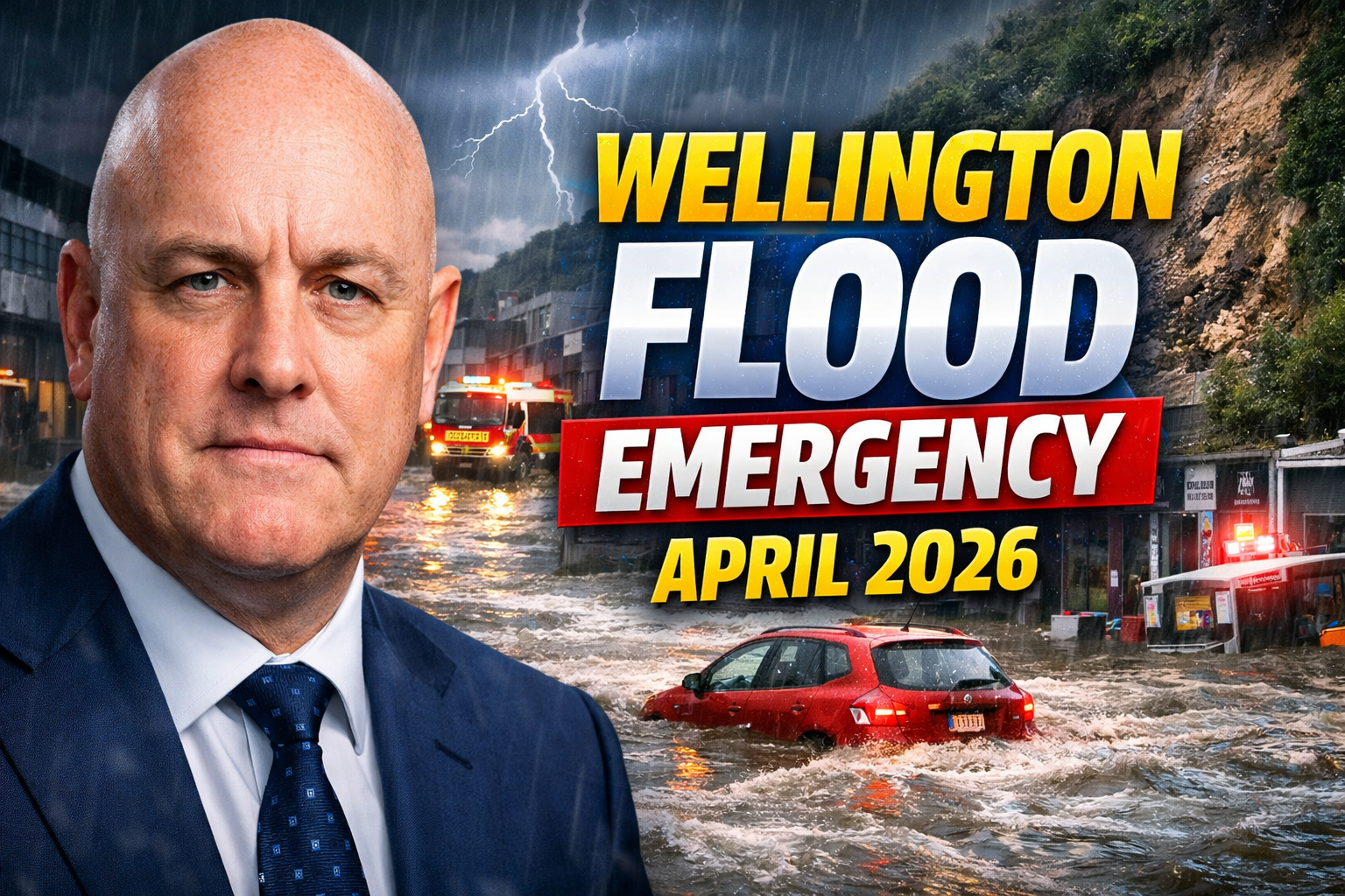Wellington Flood Emergency April 2026 Stokes Valley Evacuations as MetService New Zealand Issues Heavy Rain Warnings