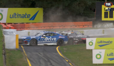 Supercars driver recounts ‘chaotic’ Christchurch pit entry near miss