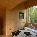 Playtime Cabin / Wiki World + Advanced Architecture Lab - Interior Photography, Bedroom, Wood