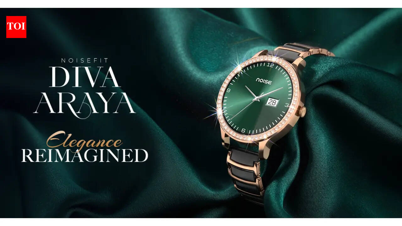 Noise launches NoiseFit Diva Araya jewellery inspired ceramic watch in India: Price, specs and more