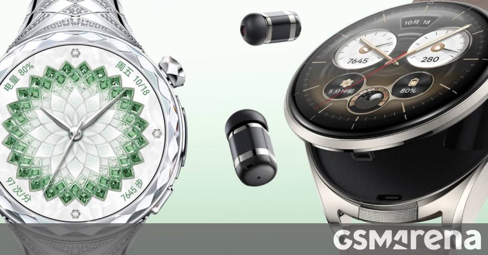 Lighter Huawei Watch Buds 2 unveiled, diamond-studded Huawei Watch Ultimate brings the bling