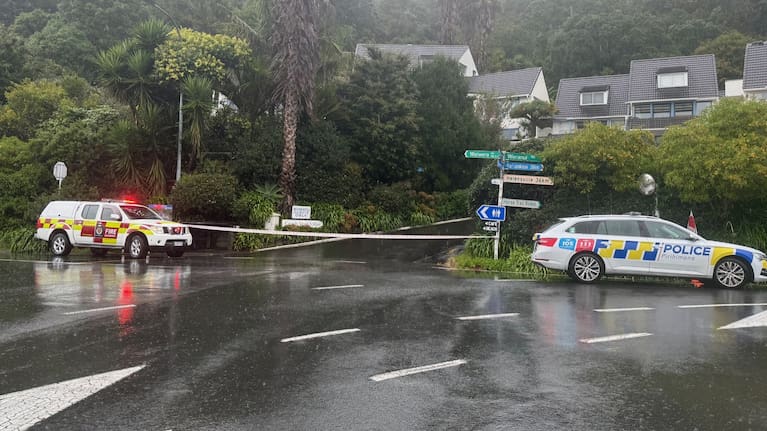 Police respond to a weather-related incident in Wairewa.