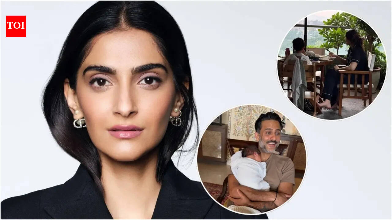 Sonam Kapoor calls life a 'dream' as she shares first family photos with second newborn son |