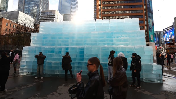 Did Drake’s Iceman sculpture break through the noise before it melted?