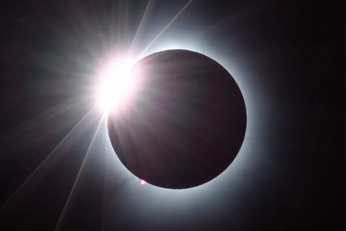 April 8 total solar eclipse captured by Stephan Hamel, Fredericton, NB, Canada.