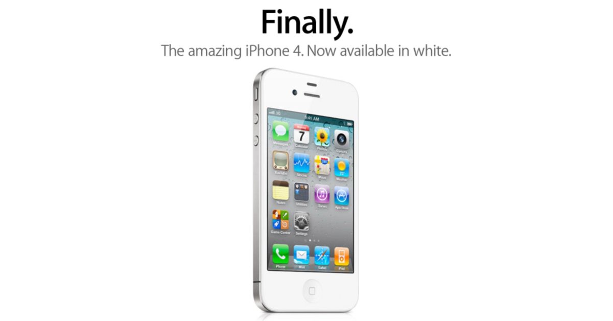 15 years ago, Apple 'finally' released the white iPhone 4 after a 300+ day delay