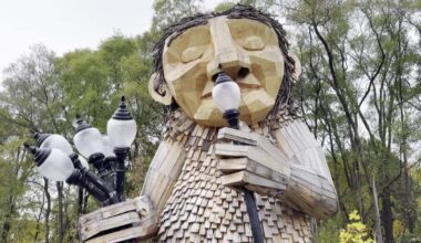 Mount Pleasant troll sculpture, Dambo creation coming to village