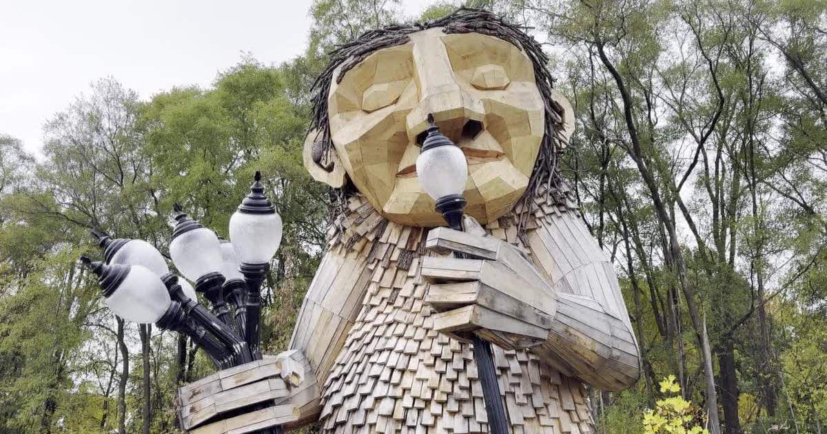 Mount Pleasant troll sculpture, Dambo creation coming to village
