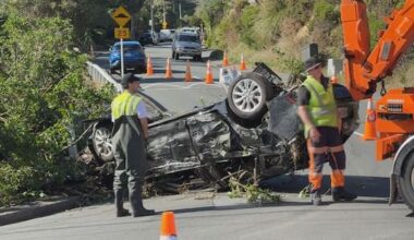 Cars hauled from Wellington stream over a week after devastating floods