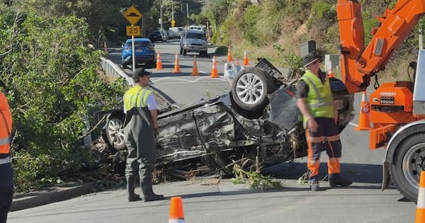 Cars hauled from Wellington stream over a week after devastating floods