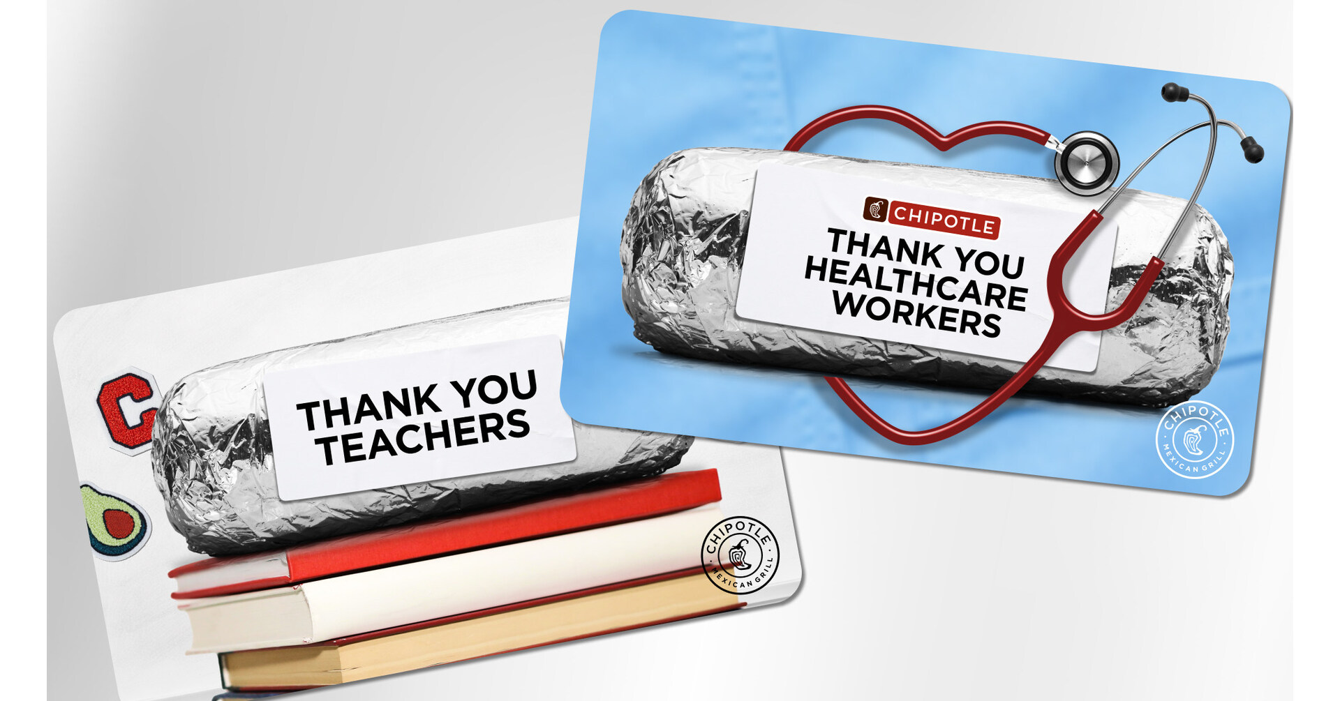 CHIPOTLE TO GIVE AWAY UP TO $2 MILLION IN FREE BURRITOS TO TEACHERS AND HEALTHCARE WORKERS