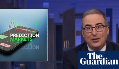 John Oliver on prediction markets: ‘Betting on war is really dark’ | John Oliver