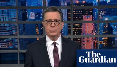 Colbert on Trump’s Iran speech: old news ‘delivered by a narcotized turtle’ | Late-night TV roundup