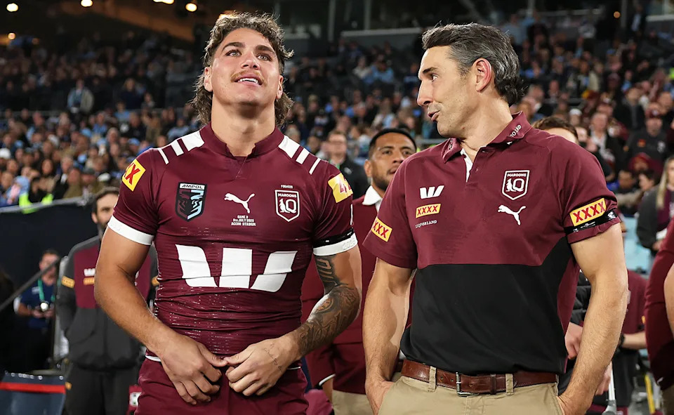 Billy Slater and Reece Walsh.