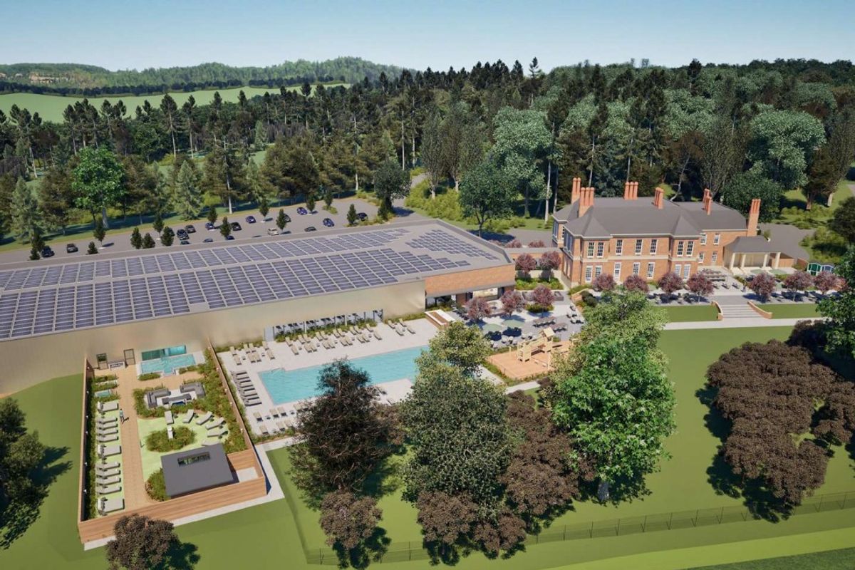 David Lloyd Leisure plans for Kent with indoor and outdoor pools, air dome tennis courts, gym, spa garden and business hub - Tunbridge Wells 