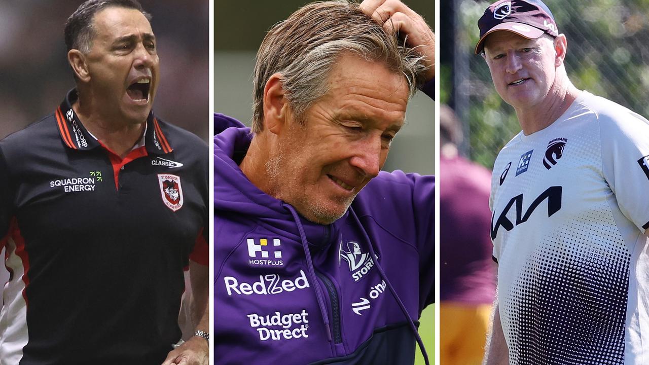 Coaching Pressure Gauge, 1-17, ranking coaches under pressure, Round 7, Shane Flanagan, Dragons, Jason Ryles, Eels, Craig Bellamy, Storm, Ricky Stuart, Raiders