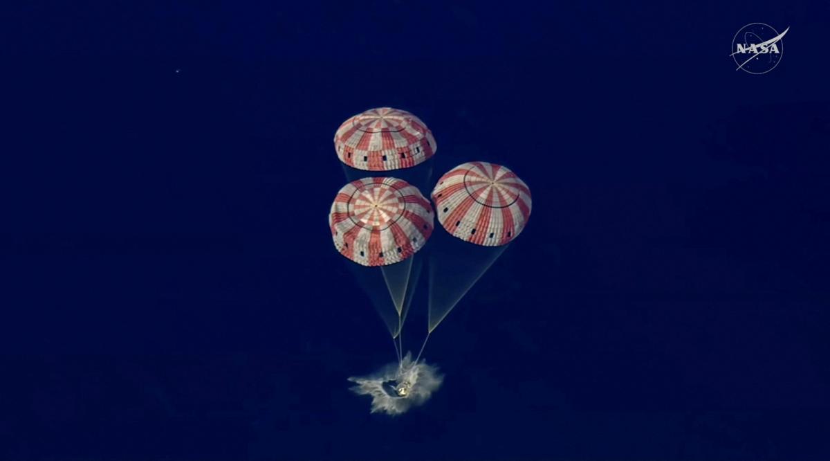 Splashdown: Artemis II astronauts return to Earth