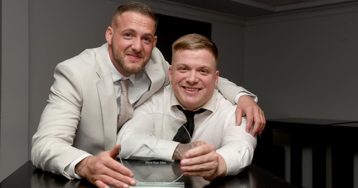 Warrington pair win award for men’s mental health work
