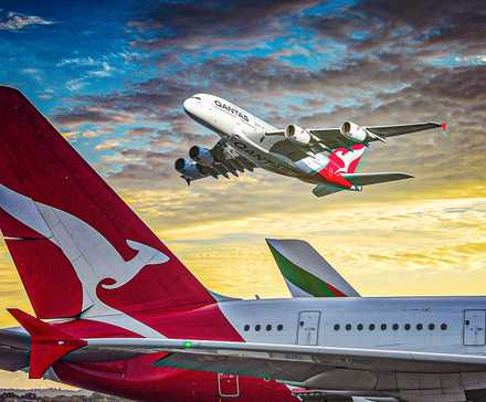 Qantas Airbus A380 custom thumbnail