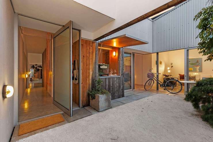 A one-of-a-kind home in Cambridge CBD has been snapped up by downsizers for more than its RV. Photo / Supplied