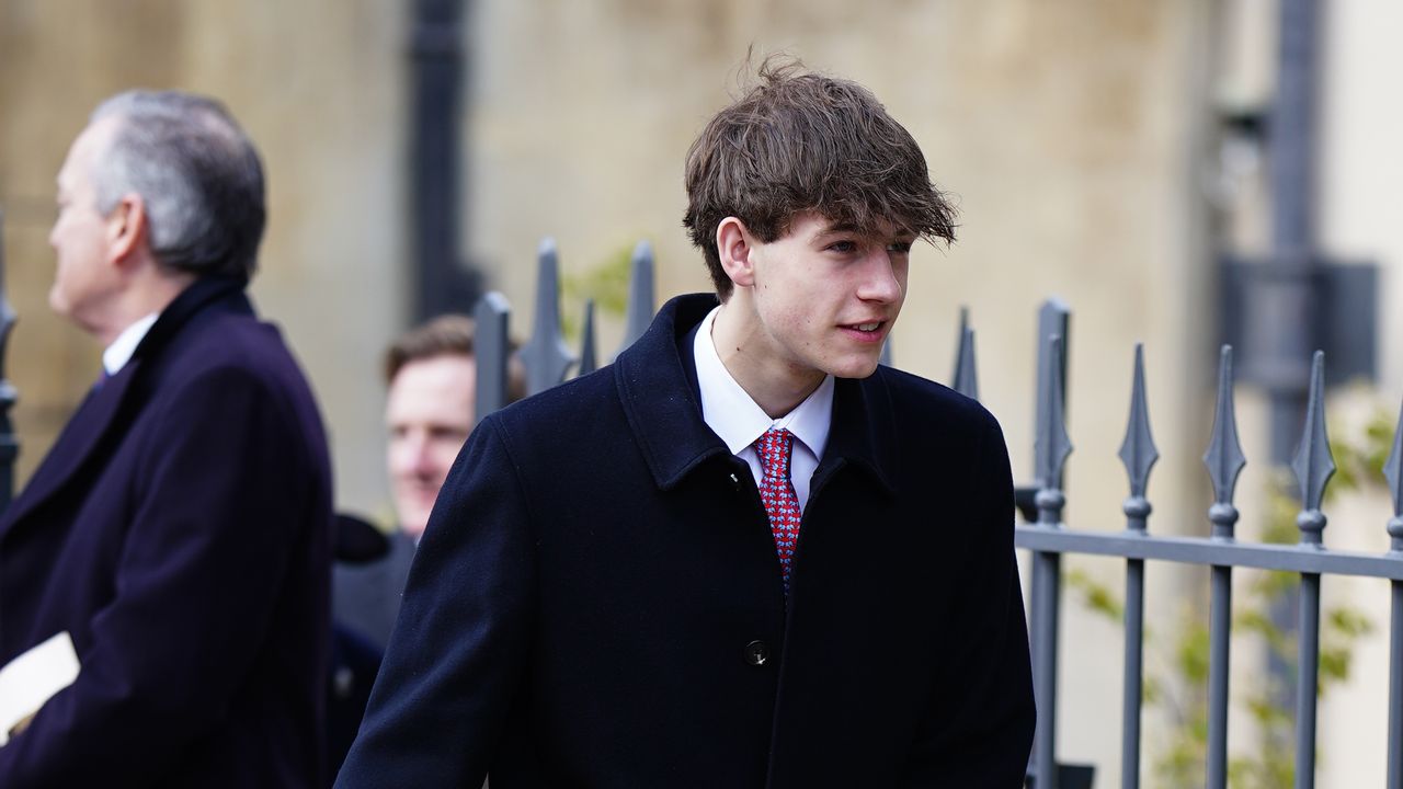 James, Earl of Wessex, 18, makes rare public appearance to join the royal family on Easter Sunday