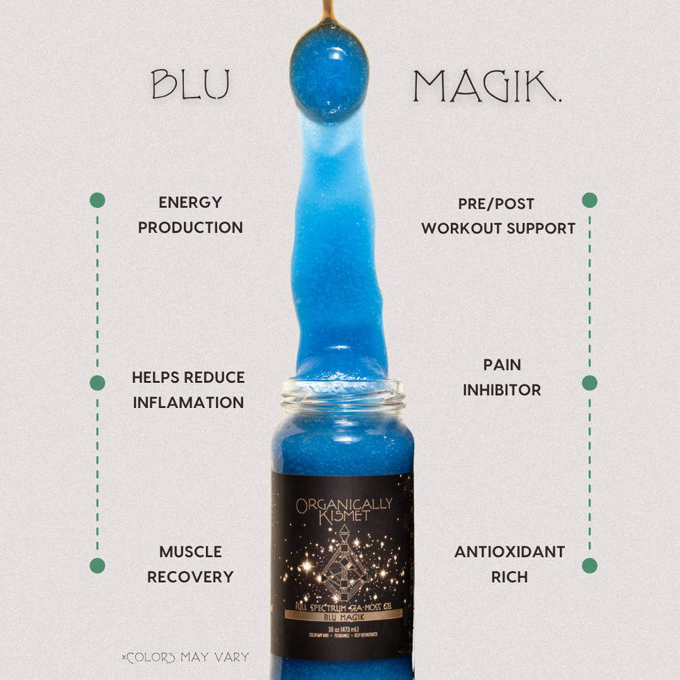 Recovery Blend: Blu Magik Sea Moss Gel