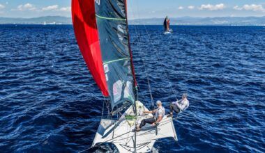 2026 French Olympic Week, Day 1: Sam Bacon and Blake McGlashan lead New Zealand charge on opening day in Hyères as windfoilers also shine