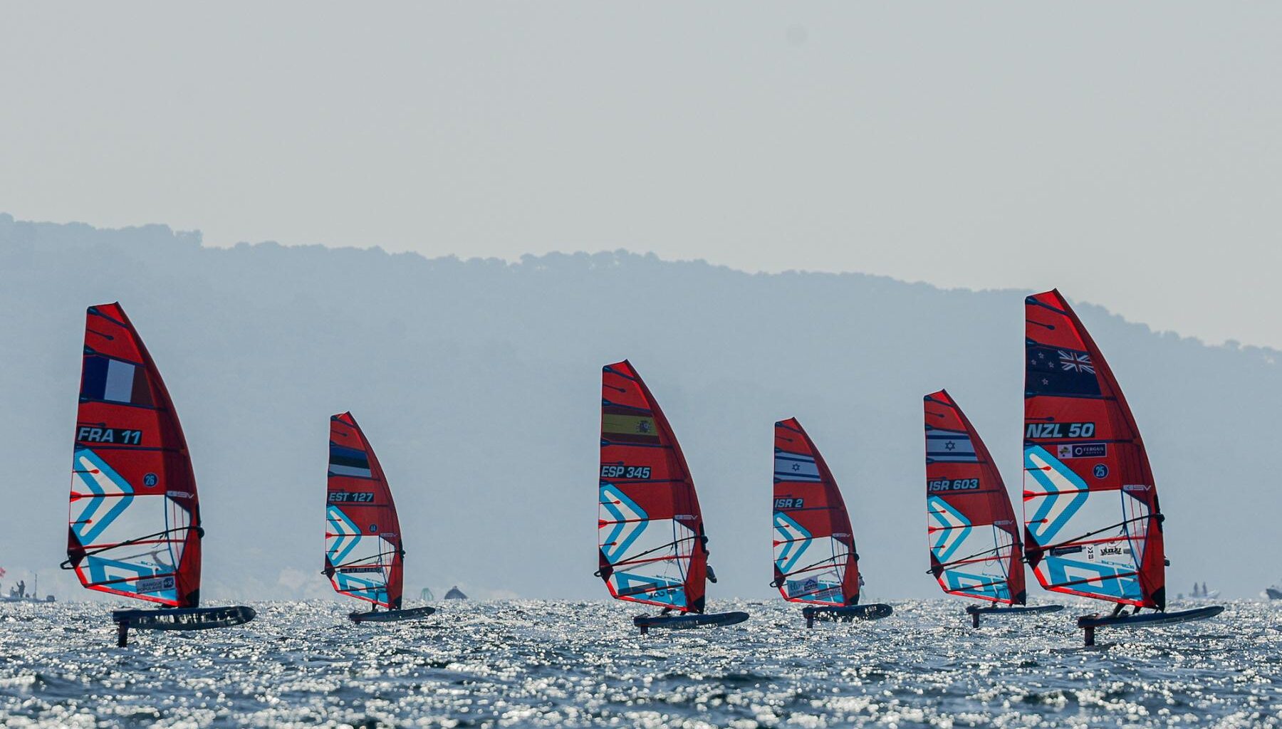 2026 French Olympic Week, Day 2: Aimee Bright stars in iQFOiL as New Zealand sailors secure gold fleet places